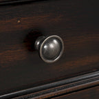 63 Pine Wood Console Table with 4 Drawers and 1 Bottom Shelf