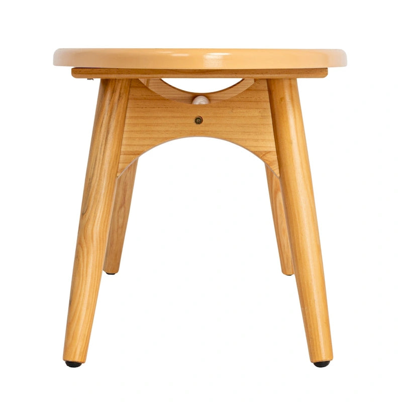 Striped Surfboard Oval Coffee Table, Multicolor