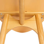 Striped Surfboard Oval Coffee Table, Multicolor