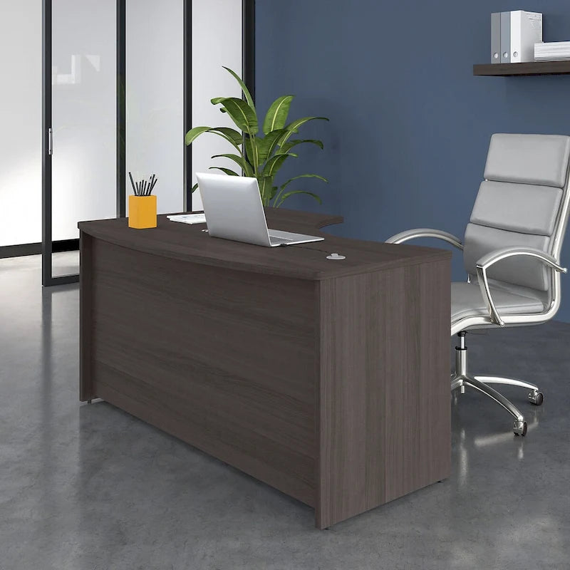 Studio C 60W Right Handed L-Bow Desk Shell by Bush Business Furniture