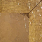 Table d'appoint à plateau en verre - 22larg.x22prof.x21haut.
